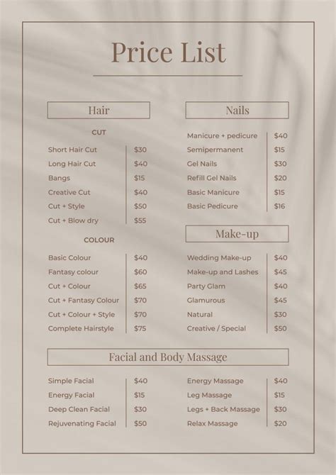 versace hair salon prices